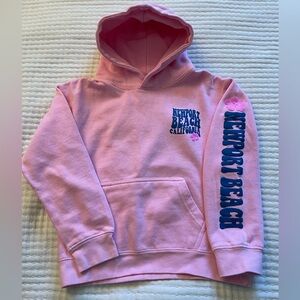 Newport Beach Kids Pink Hoodie